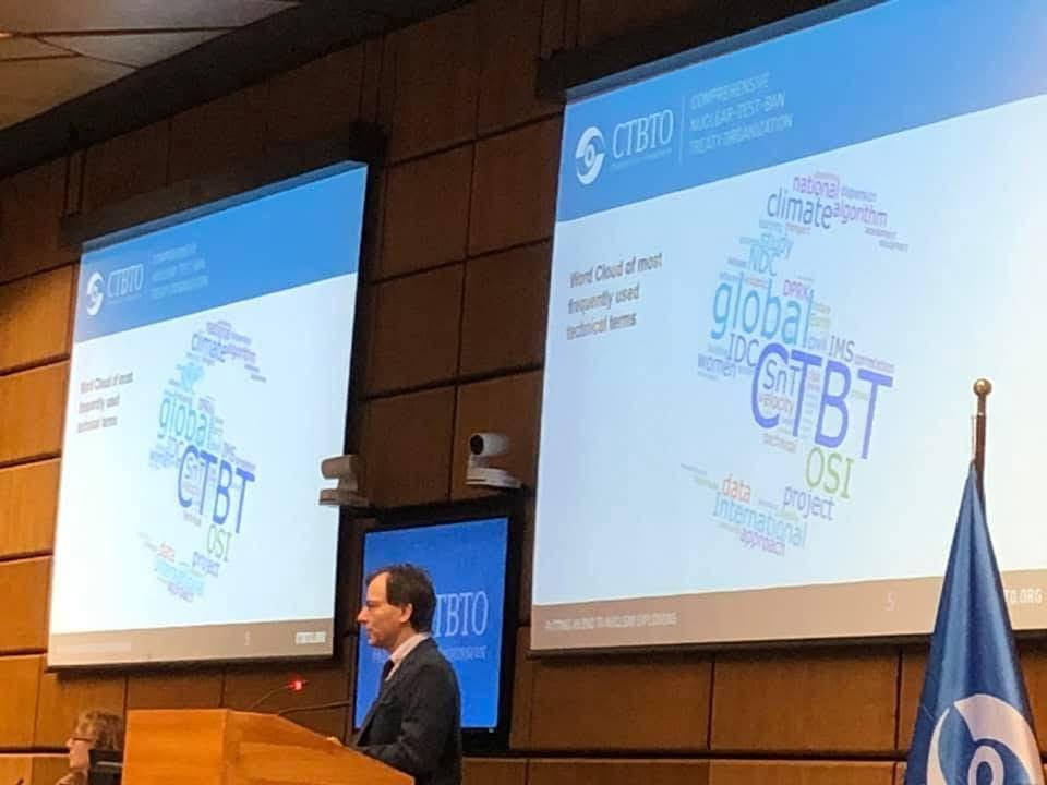 Dr. Martin B. Kalinowski in the Boardroom at the Vienna International Centre, Vienna, Austria.