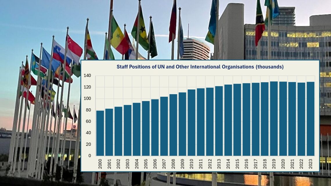 Timeline of UN jobs from 2000 to 2023.